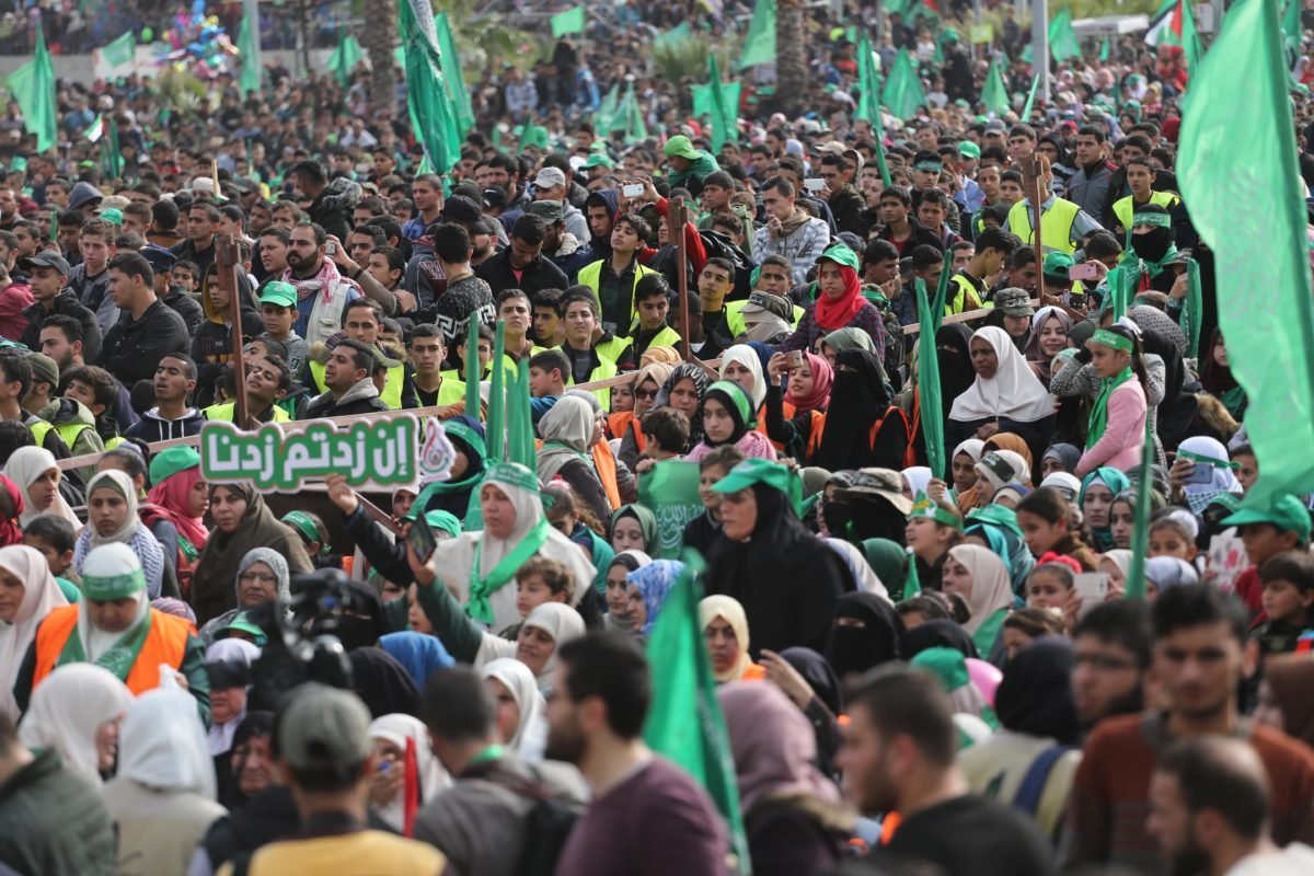 Hamas Rayakan Peringatan Hari Jadinya yang ke-32 di Gaza
